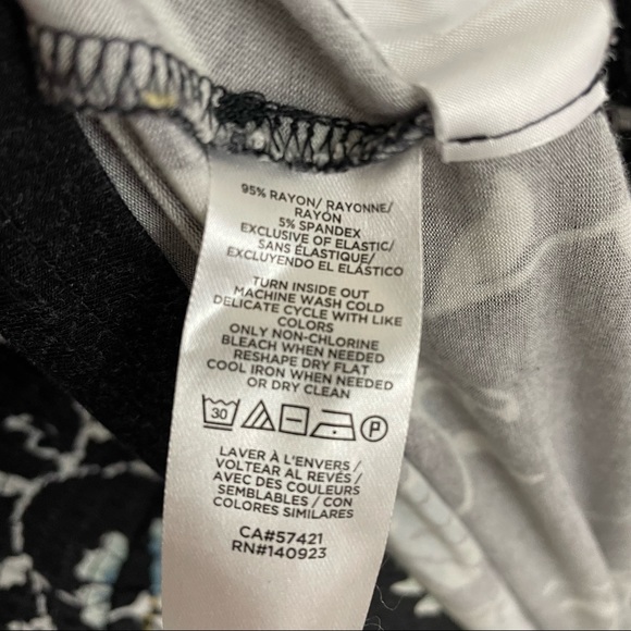 LOFT | Blue Floral Ruched Cotton Knit Sundress - Picture 7 of 10